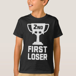 2DE PLAATS EERSTE VERLIES Funny Second Place Troph T-shirt