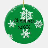 2DE PLAATS Oegly Sweater Contest Medal Keramisch Ornament (Achterkant)