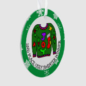 2DE PLAATS Oegly Sweater Contest Medal Ornament (voorkant)