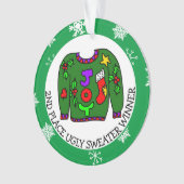 2DE PLAATS Oegly Sweater Contest Medal Ornament (voorkant)