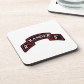 2de Ranger Battalion - 2de bataljon van Ranger Bier Onderzetter (Linkerzijde)