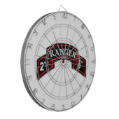 2de Ranger Battalion - 2de bataljon van Ranger Dartbord (Voorkant Links)