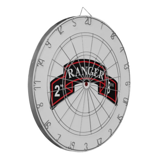 2de Ranger Battalion - 2de bataljon van Ranger Dartbord (Voorkant Links)