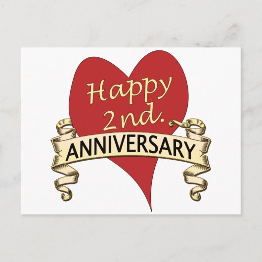 2de. Verjaardag Briefkaart (Voorkant)