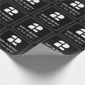 2de verjaardag: Kunst Deco Geïnspireerde kijk 2 &  Cadeaupapier (Hoek)