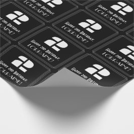 2de verjaardag: Kunst Deco Geïnspireerde kijk 2 & Cadeaupapier