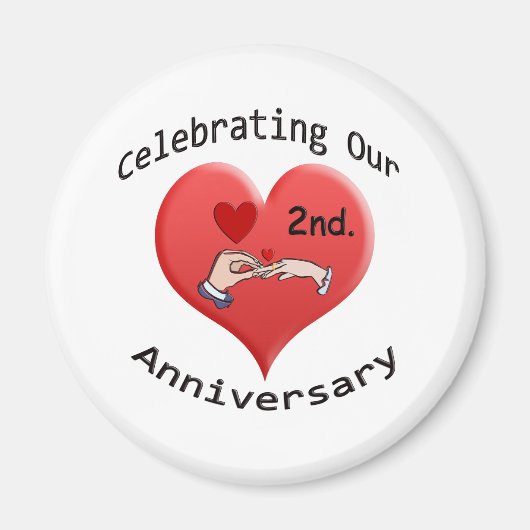 2de. Verjaardag Magneet (Voorkant)