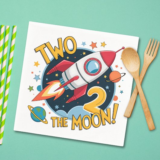 2de verjaardag Two the Moon  Servet