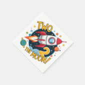 2de verjaardag Two the Moon  Servet (Hoek)
