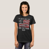 2de wijziging betreft Amerika Patriotic Funny T-shirt (Voorkant volledig)