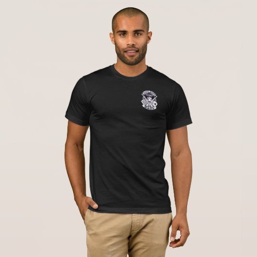 2de wijziging Dode Man Hand Cowboy T-Shirt (Voorkant volledig)