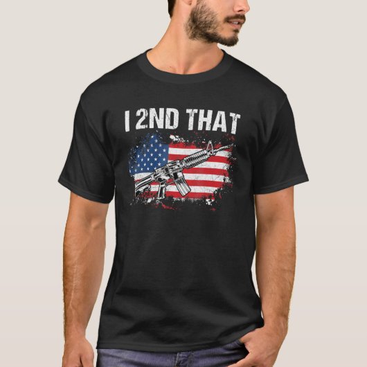 2de wijziging Pro-Pistolen - AR-15 Amerikaans T-shirt (Voorkant)