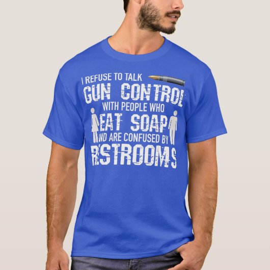 2de wijziging T-shirt voor de rechten van de mens (Voorkant)
