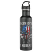 2de wijziging vindt Amerika Patriotic Skull Waterfles (Voorkant)