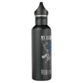 2de wijziging vindt Amerika Patriotic Skull Waterfles (Links)