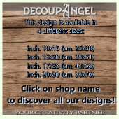 2Design Elegantie in dualiteit Roze - Decoupage - Tissuepapier