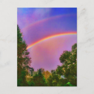 2DOUBLE REGENBOOG BRIEFKAART