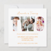 2e 2e verjaardagsfeestje gunsten voor meisjes jong kaart (Voorkant)