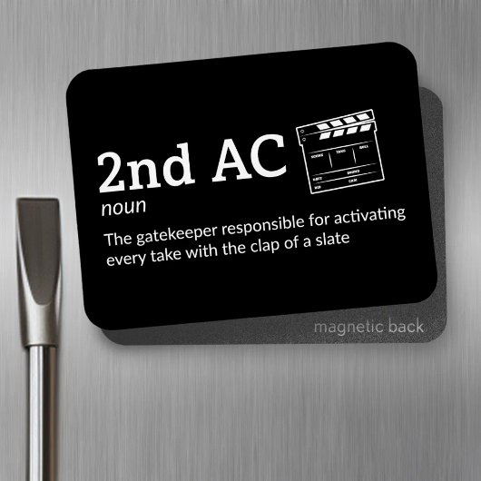 2e AC-definitie - Filmcrew 3" x 4" Flex Magneet