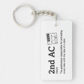 2e AC Definition - Grappige Film Crew Sleutelhanger (Voorkant)