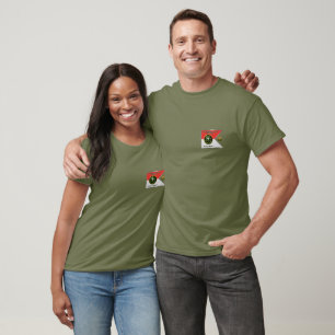 2e ACR Gepantserde Cavalerie Regiment Guidon T-shirt
