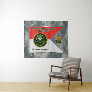 2e ACR Pantsercavalerie Regiment “Altijd Bereid” Wandkleed