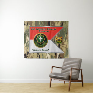 2e ACR Pantsercavalerie Regiment “Altijd Bereid” Wandkleed