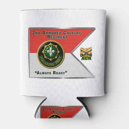 2e ACR Pantsercavalerie Regiment Blikjeskoeler (Voorkant)