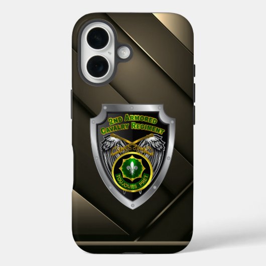 2e ACR Pantsercavalerie Regiment Case-Mate iPhone Case (Achterkant)