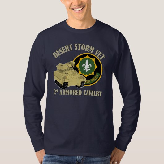 2e ACR Vet - Desert Storm Bradley T-shirt (Voorkant)