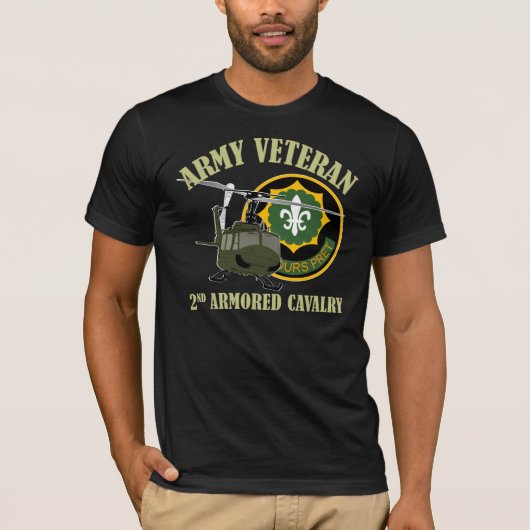 2e ACR Vet - UH-1 Huey T-shirt (Voorkant)