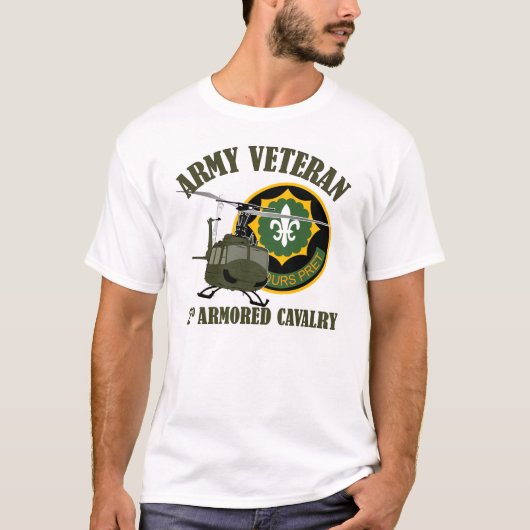 2e ACR Vet - UH-1 Huey T-shirt (Voorkant)