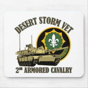 2e ACR-woestijnStorm Vet M1-tank Muismat