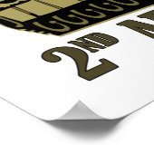 2e ACR-woestijnStorm Vet M1-tank Poster (Hoek)