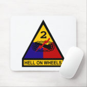 2e AD Class A Schouder-pleister Muismat (Met muis)