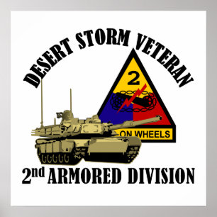 2e AD Desert Storm Vet Poster
