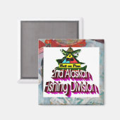 2e Alaskan Vist Divisie hel op Finnen Magneet (Voorkant / Achterkant)