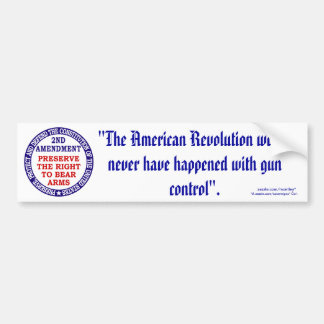 2e amendement_1/60 bumpersticker