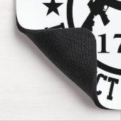 2e amendement AR15 Bescherm uzelf zwart Muismat (Hoek)