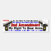 2e amendement bumpersticker (Voorkant)