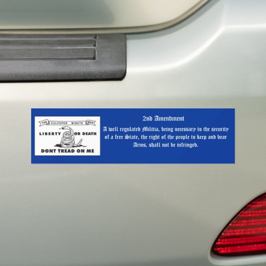 2e amendement bumpersticker (Op auto)