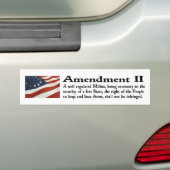2e amendement bumpersticker (Op auto)