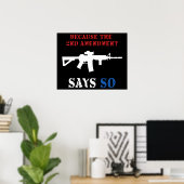 2e amendement Poster (Thuiskantoor)