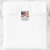 2e amendement ronde sticker (Tas)