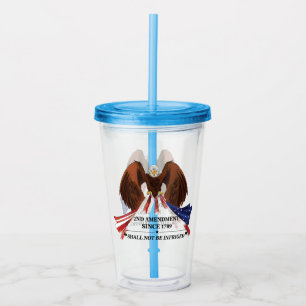 2e amendement Sierkussen Acryl Drinkbeker