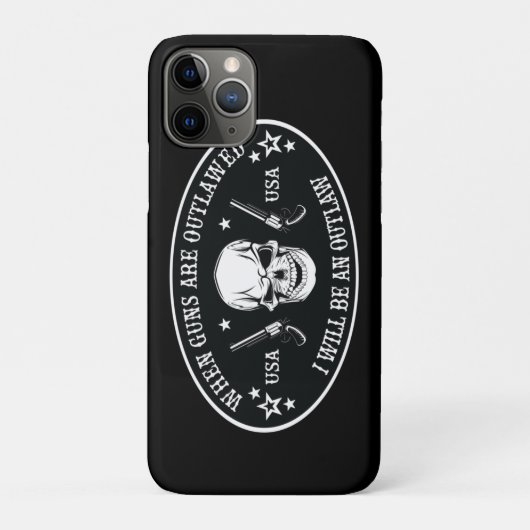 2e amendement Sierkussen Case-Mate iPhone Case (Achterkant)