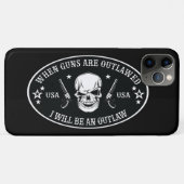 2e amendement Sierkussen Case-Mate iPhone Case (Achterkant (horizontaal))