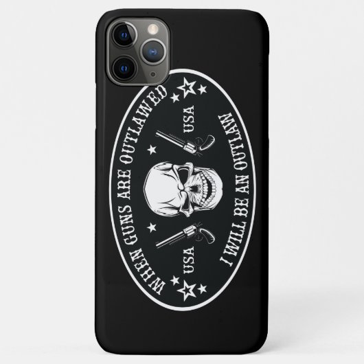 2e amendement Sierkussen Case-Mate iPhone Case (Achterkant)