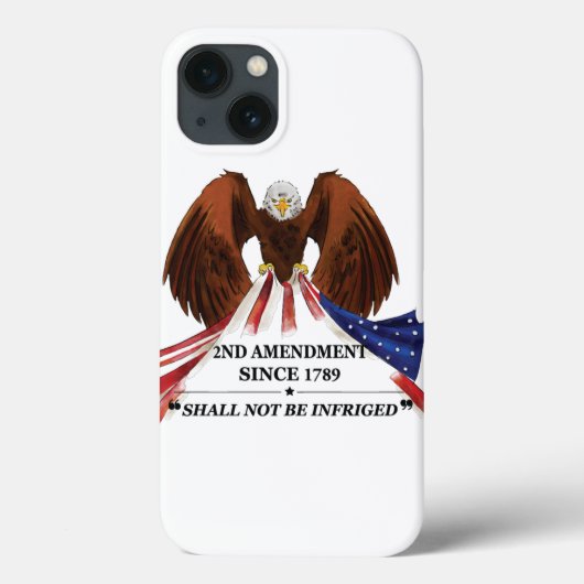 2e amendement Sierkussen Case-Mate iPhone Case (Achterkant)