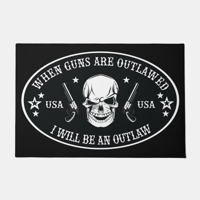 2e amendement Sierkussen Deurmat (Voorkant)